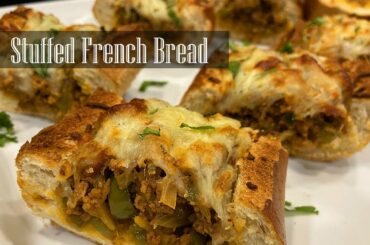 Stuffed French Bread || French Bread Stuffed with Philly CheeseSteak Recipe - RKC