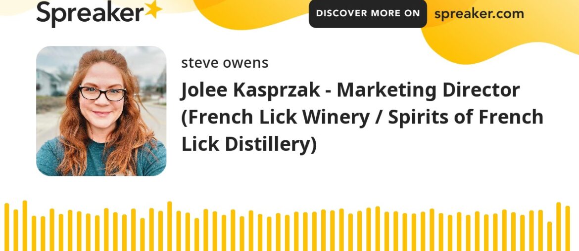 Jolee Kasprzak – Marketing Director (French Lick Winery / Spirits of French Lick Distillery) Jolee Kasprzak - Marketing Director (French Lick Winery / Spirits of French Lick Distillery)
