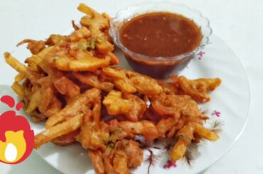 French Fries Pakora recipe Ramadan Special recipes.yumiee