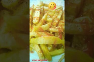 french fries|shorts|Aloo ki chips easy recipe|kfc style french fries|youtubeshorts