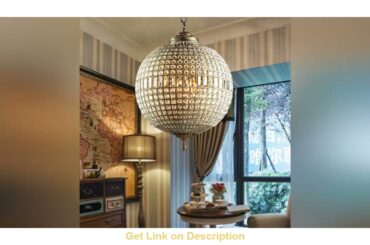 BigSale round french country crystal copper chandelier 3 lights globe hanging kitchen lights living