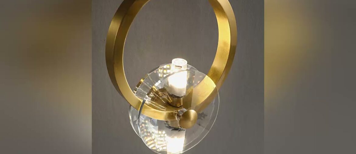 BigDiscount Modern pendant lamp dining crystal pendant lights for bar Minimalist crystal lamp bedro