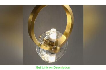 BigDiscount Modern pendant lamp dining crystal pendant lights for bar Minimalist crystal lamp bedro