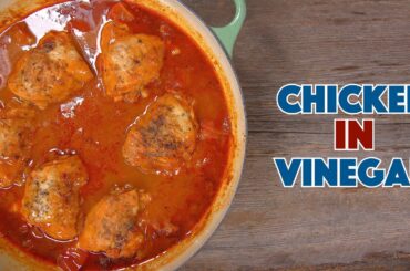 Poulet Au Vinaigre Chicken in Vinegar Recipe - Glen And Friends Cooking