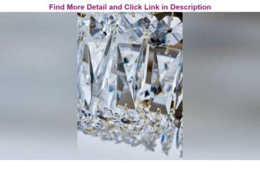 Review Product Bestier Antique Silver French Empire Crystal Semi Flush Mount Chandelier Lighting LE