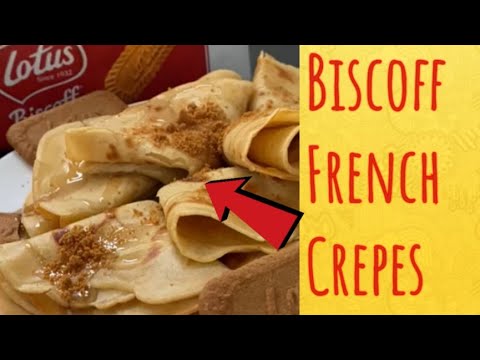 Insanely Rich Biscoff French Crepes. Super easy recipe. Insanely Rich Biscoff French Crepes. Super easy recipe.
