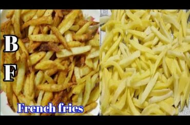 French Fries Recipe/Homemade Crispy Fries/Potato Chips Recipe/Chips Recipe/By Abdul Haleem Sherani