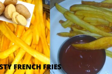 FRENCH FRIES//How to Make Crispy French Fries recipe//Homemade crispy French Fries Recipe