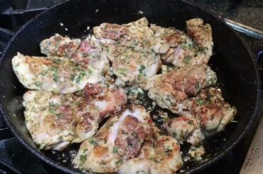 Dougie’s One Skillet French Onion Chicken