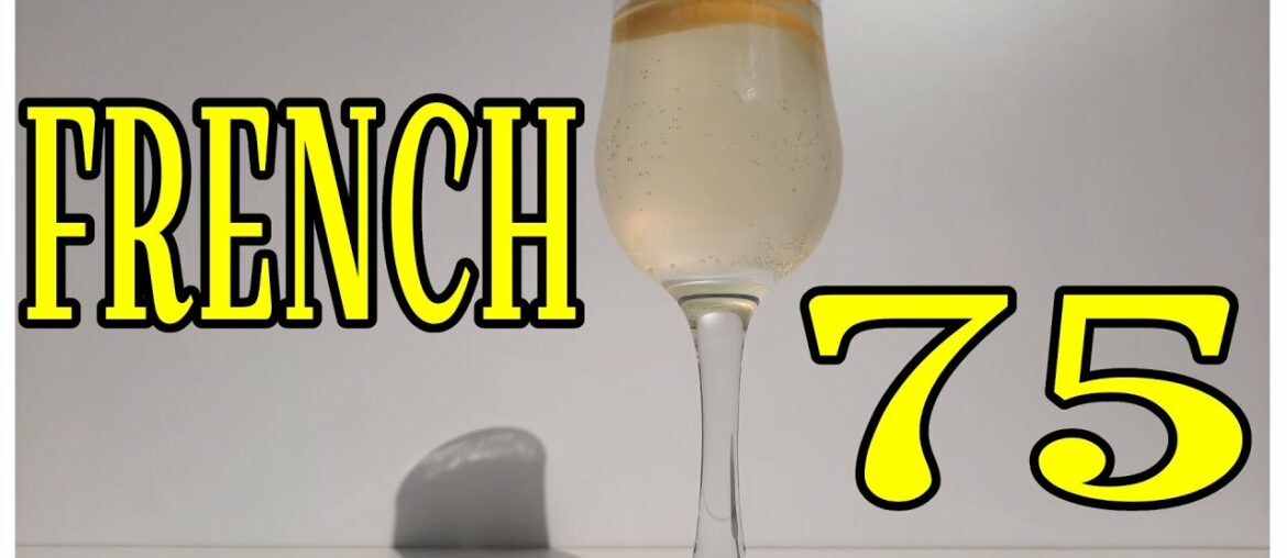 French 75 Cocktail/ How to Make French 75/ Easy drinks to make at Home/ What TV