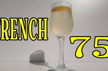 French 75 Cocktail/ How to Make French 75/ Easy drinks to make at Home/ What TV