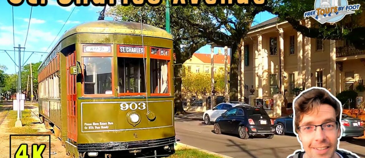 St. Charles Avenue New Orleans Walk 4K | Free Tours by Foot St. Charles Avenue New Orleans Walk 4K | Free Tours by Foot