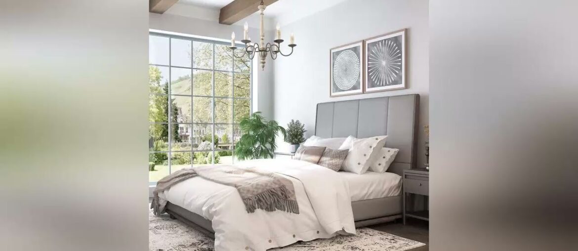 Best Review LALUZ French Country Chandelier Farmhouse Handmade Wood 6 Lights for Dining, Bedroom, L