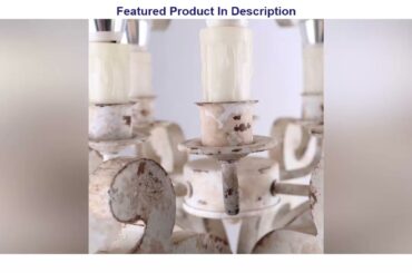 Product 6 light chandelier vintage white wood chandelier french style hanging wooden light for bedr