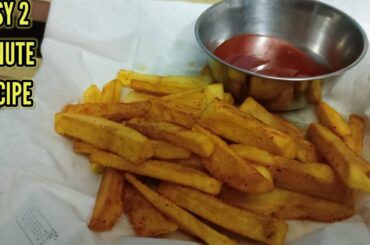EASY RECIPE OF FRENCH FRIES | HOW TO MAKE FRENCH FRIES AT HOME | FINGER CHIPS RECIPE | MARWADI DHABA