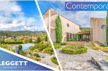 Beautiful architect hilltop home with unique vantage point for sale in Aude - Ref.: 117176AGU11