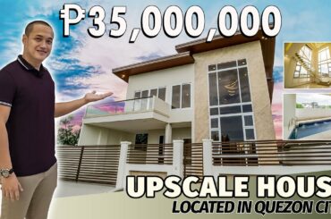 House Tour QB35 | Upscale Modern House and lot for sale | Brittany Subdivision, Quezon City
