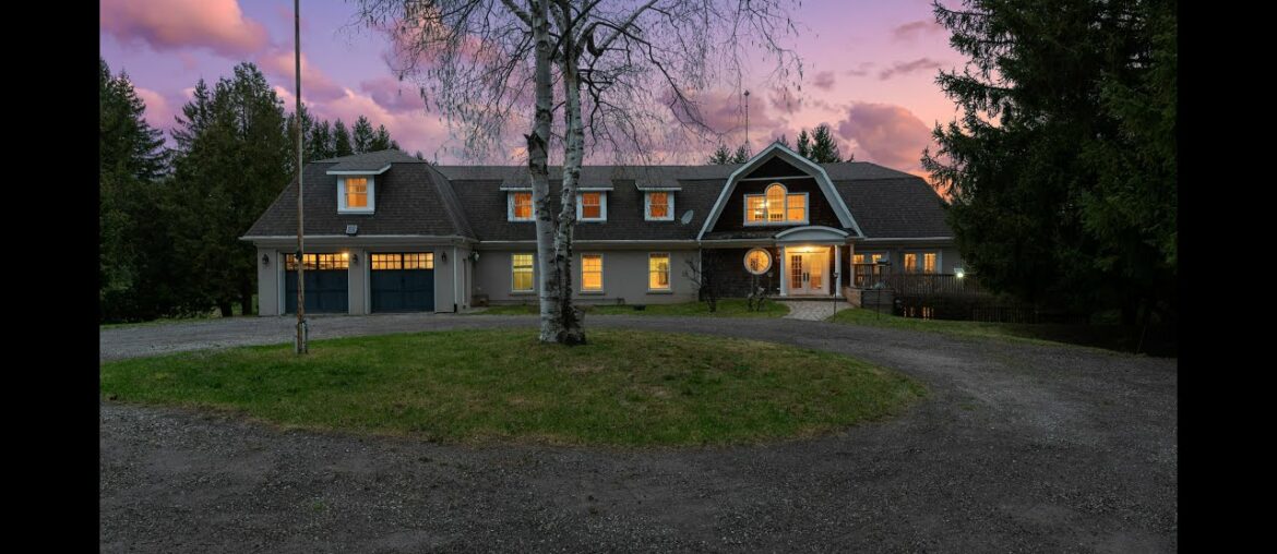 Magnificent $3,850,000 Custom Country Estate Nestled On 4.6 Private, Fenced 14955 Jane ST, King City