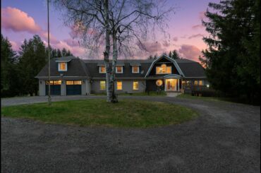 Magnificent $3,850,000 Custom Country Estate Nestled On 4.6 Private, Fenced 14955 Jane ST, King City