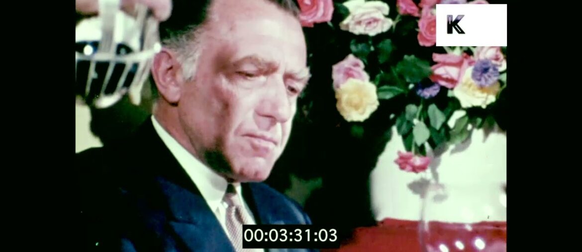 1970s New York, La Grenouille Restaurant, Fine Dining, 16mm