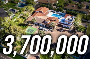 Inside a $3,700,000 ARCADIA Arizona Mansion on Lafayette BLVD | OVER AN ACRE