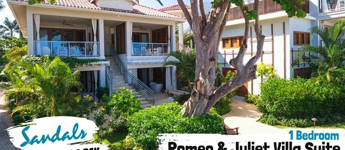 Beachfront Romeo & Juliet Butler Villa Suite RJ | Sandals Montego Bay | Walkthrough Tour & Review 4K