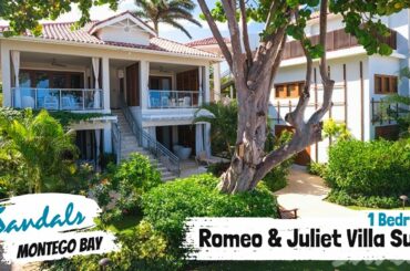 Beachfront Romeo & Juliet Butler Villa Suite RJ | Sandals Montego Bay | Walkthrough Tour & Review 4K