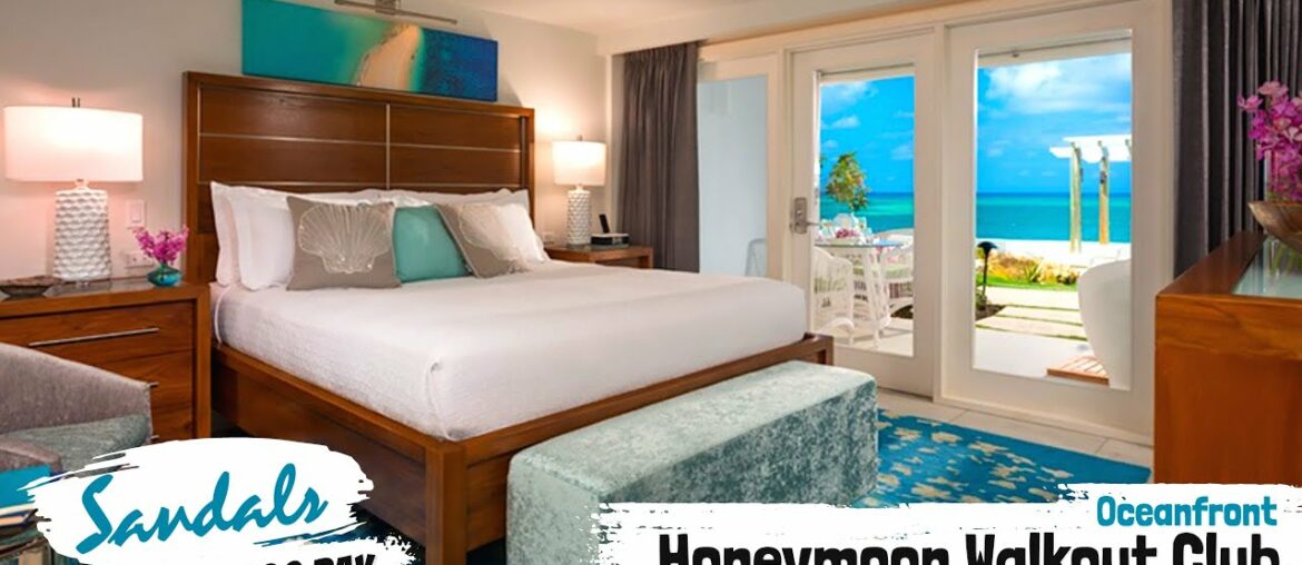 Oceanfront Honeymoon Walkout Club Level Room WOFT | Sandals Montego Bay | Full Tour & Review 4K Oceanfront Honeymoon Walkout Club Level Room WOFT | Sandals Montego Bay | Full Tour & Review 4K