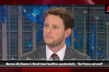 Macron ally Beaune's Brexit tweet backfires spectacularly - 'Get France out next!'