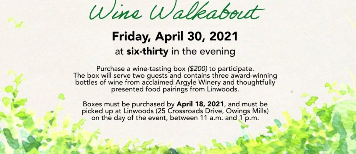 2021 Virtual Wine Walkabout | Benefiting Kennedy Krieger Institute 2021 Virtual Wine Walkabout | Benefiting Kennedy Krieger Institute