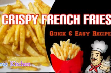 French Fries recipe, How to make crispy Fries, Quick and easy fries recipy, Potato fries