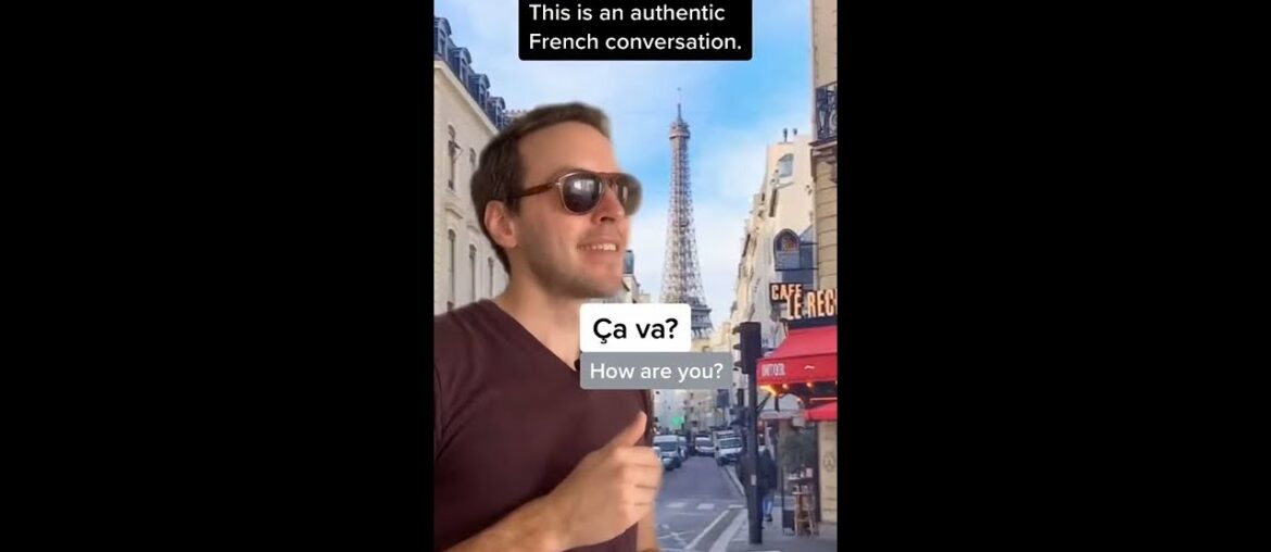 This is an authentic French Conversation