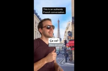 This is an authentic French Conversation