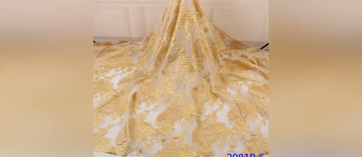 [Sale] $51.06 Wine African Lace Fabric 2019 New fashion High Quality Nigerian Brocade Lace Material