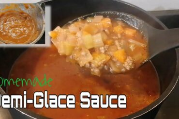 Homemade DEMI-GLACE SAUCE || Bella's TastyKitchen
