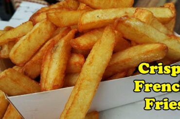 Mcdonalds Crispy French fries Recipe - Homemade crispy fries recipe- Restaurant style french fries