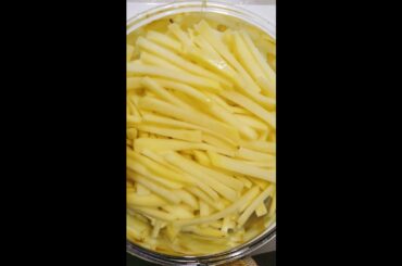HOW TO CUT POTATOES FOR FRENCH FRIES | FRENCH FRIES | FRENCH FRIES RECIPE | #Shorts shorts Shorts