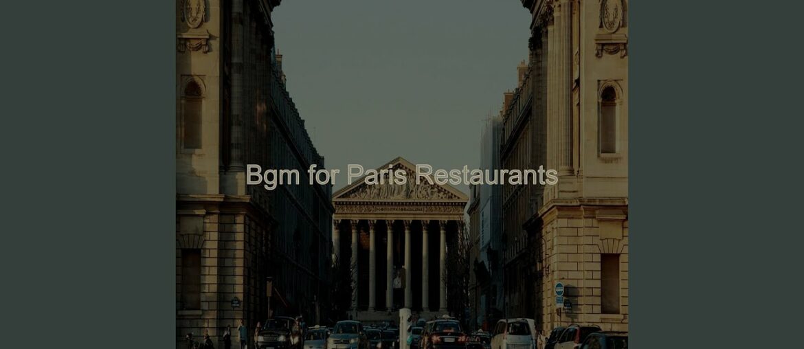 Wondrous Backdrops for Paris Restaurants