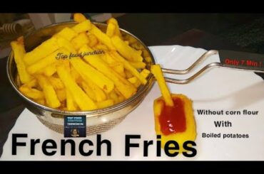 French Fries Recipe | French Fries |French Fries At Home | French Fries By Top Food Junction |