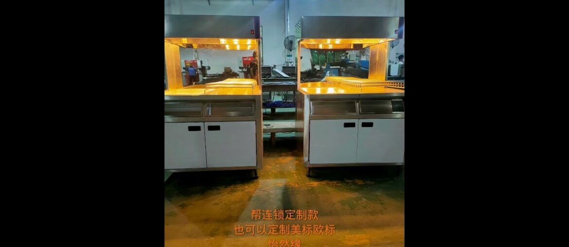YIRANYA french fries bagging table customize countertop fry holding stations fried food chip warmer YIRANYA french fries bagging table customize countertop fry holding stations fried food chip warmer