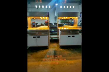 YIRANYA french fries bagging table  customize countertop fry holding stations fried food chip warmer