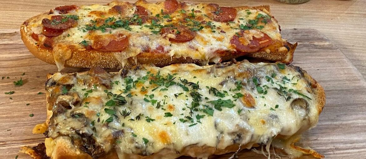 How To Make Mushroom Lovers' French Bread Pizza | Rachael Ray
