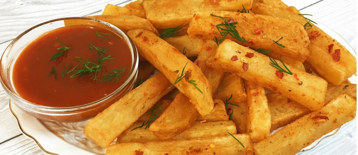 Homemade Crispy Perfect Spicy French Fries Recipe With Red Salt | Restaurant Style French Fries