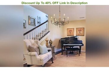 Product Deal LNC Farmhouse Chandelier for Dining Room, 6-Light French Country Lighting , Handmade W