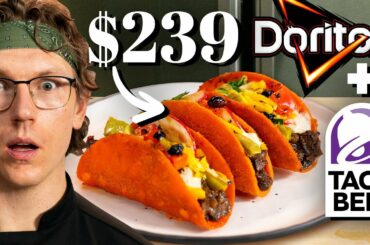 $239 Taco Bell Doritos Locos Tacos Taste Test | FANCY FAST FOOD