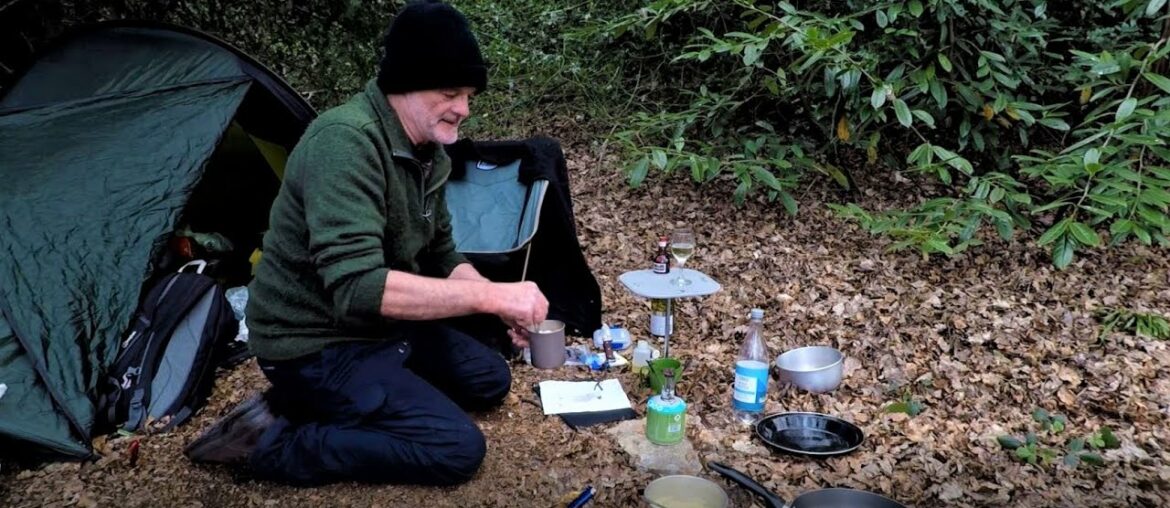 Woodland Wildcamp with French Food and Drinks