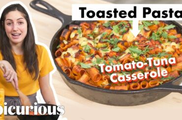 Every Step To Spicy Tomato Tuna Casserole (And Why) | Epicurious