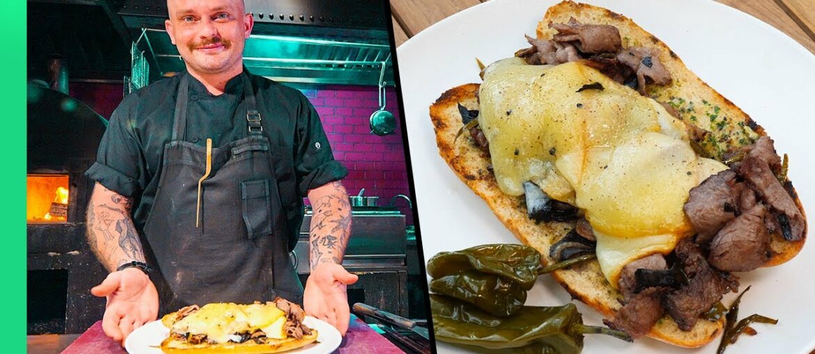 The $100 Philly CheeseSteak!!! Chefs UPGRADE Classic American Sandwiches!! The $100 Philly CheeseSteak!!! Chefs UPGRADE Classic American Sandwiches!!