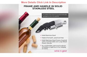 Most Greatest Product Premium by Coutale Sommelier French Patented Spring-Loaded Double Lever Waite