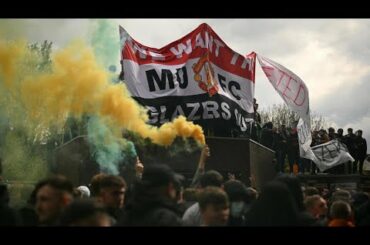 Man United game postponed after fans storm stadium in protest